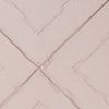 Blush Pin Tuck Diamond Pattern Throw Pillow