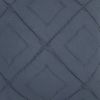 Indigo Pin Tuck Diamond Pattern Throw Pillow