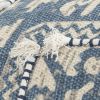 Blue Natural Tribal Influenced throw Pillow