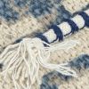 Blue Natural Tribal Influenced throw Pillow