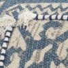 Blue Natural Tribal Influenced throw Pillow