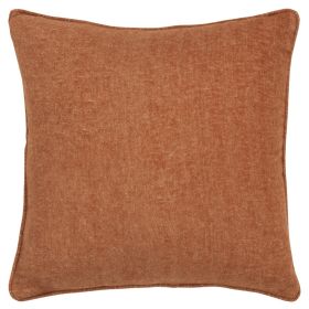 Orange Solid Classic Decorative Throw Pillow