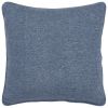 Blue Solid Classic Decorative Throw Pillow