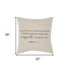 Gray Cream Angels Unaware Throw Pillow