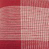 Red White Plaid Pattern Throw Pillow