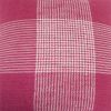 Pink White Plaid Pattern Throw Pillow