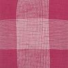 Pink White Plaid Pattern Throw Pillow