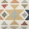 Beige Brown Southwestern Motif Throw Pillow