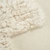 Beige Textured Diamond Trio Throw Pillow