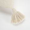 Beige Textured Diamond Trio Throw Pillow
