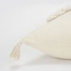 Beige Textured Diamond Trio Throw Pillow