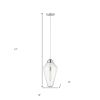 Ballina 1-Light Polished Nickel Mini-Pendant