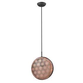 Tholos 1-Light Matte Black Pendant (Color: Black)