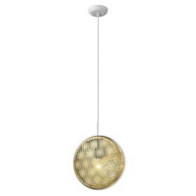 Tholos 1-Light White Pendant (Color: White)