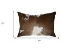 Set Of 2 Red Faux Leather Lumbar Pillow Covers