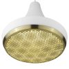 Hedron 1-Light White Pendant